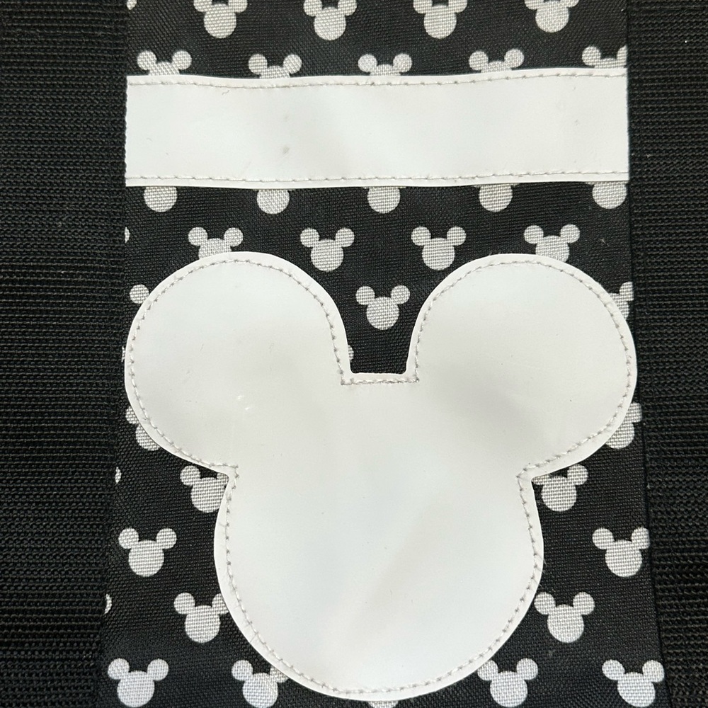 EUC Disney Mickey Mouse Canvas Black and White Tote - Picture 9 of 11